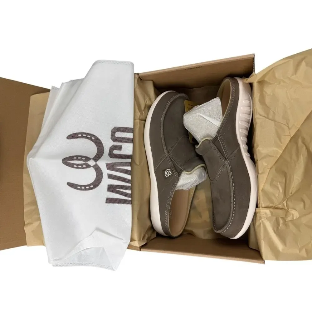 Waco Shoe Company Spenco Men's Siesta Nubuck Mule, Fossil, 7.5 - Picture 3 of 8